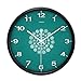 Produktbild HUIJU Moderne Crystal Diamond Wanduhr, Luxus Blume Wanduhr Silent Metall Uhr für Wohnzimmer Schlafzimmer Büro