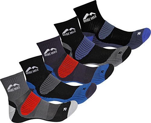More Mile Cheviot (5 Pack) Trail Running Socks-8.5 - 10.5