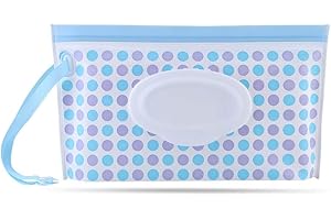 DOMYBESTSHOP Domybest Porta Salviette Umidificate Contenitore per Salviette Umidificate Portatile Impermeabile Custodia per Salviette Umidificate per Bambini da Viaggio