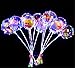 Produktbild LUCKY CLOVER-A LED-Leuchten Cartoon Streifen Blinklicht Welle Ballon Transparent Licht Beichte Ballon Innenbeleuchtung Decor Festivals Hochzeit Club Geburtstag Party Kinder Erwachsene (10 stücke)