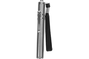 Milisten per Uova Lampada Animale Torcia Elettrica per Speratura Tester per Candele Lampada da Notte Carina Incubatrice Luce per Candele per Uova Gel Acciaio Inossidabile Silver,Non include labatteria