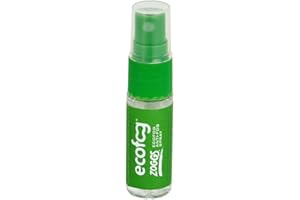 Zoggs Ecofog Nettoyant pour lentilles et spray anti-buée unisexe, vert/clair, 15 ml