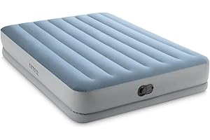 Intex 64159 - Materasso Matrimoniale Autogonfiante USB Dura-Beam Mid-Rise Comfort, 152x203x36 cm