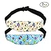 Produktbild Surplex 2 Pcs einstellbare Kindersitz Befestigung Kopfband Autositz Kopfstütze für Baby-Autositz (1Beige + 1Blue)