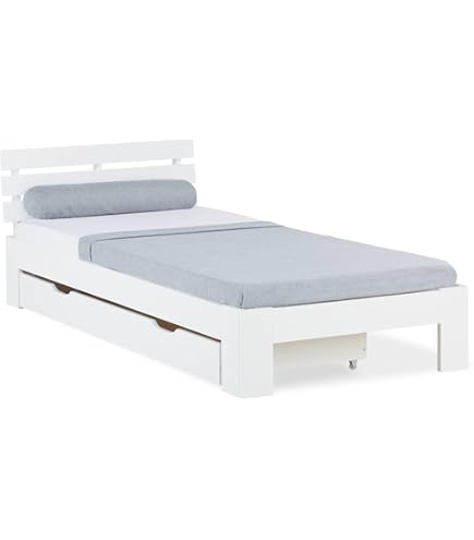 1-persoonsbed met lades - 1-Persoons Hemelbed Hemeltje lief met laden