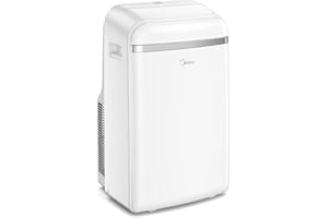 Midea Climatiseur portable, 12000 Btu, 3.5kW, fonction 3-en-1 climatiseur déshumidificateur et ventilateur, Follow Me, Télécommande pour grand pièce de 43㎡/117m³, maison, appartement, EEK A, R290