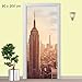 Produktbild Türtapete selbstklebend Motiv New York Skyline in der Größe 90 x 200 cm