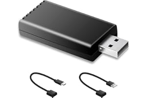 OILIEHU Adaptateur Apple CarPlay sans Fil, Mise à Niveau de CarPlay Filaire en Usine, Dongle CarPlay sans Fil avec 5 Ghz, Apple CarPlay sans Fil avec Connexion Automatique Rapide Plug & Play pour Voitures