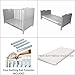 Conexus Covertable Baby Camilla Cot Bed (140 x 70 cm, White)