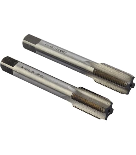 2 Maschi Per Filettature In Acciaio - Metrici Per Fori Passanti