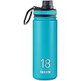 Takeya Originals Vacuum-Insulated Stainless-Steel Water Bottle 18 oz Blue 50005