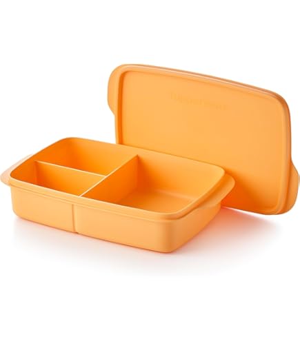 Tupperware To Go Lunch Box, Contenitore Per Pranzo Da 1 Litro, Turchese Chiaro, Con Divisorio Rimovibile, Lavabile In Lavastoviglie - 3