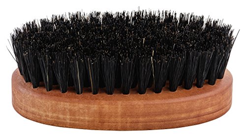 John Whiskers Bartbürste mit reinen Wildschweinborsten – Qualität Made in Germany – ca. 90x50mm – Härtegrad Medium – Perfekte Bart – und Vollbart-Pflege - 5