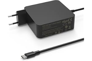 HAFIUEGE Cargador portátil USB-C 65W para Lenovo ThinkPad X1 T590 T580 T490 T480 Yoga 720-13 730-13 910-13 920-13,MacBook Pro/Air,HP,ASUS,Acer,Huawei Matebook,Xiaomi Air USB C qwer1