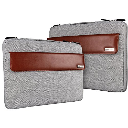 Macbook Tasche, Macbook 12 Hülle, ESR® Macbook 12 Zoll Laptop Tasche Schutzhülle Sleeve für Apple Macbook 12 Zoll (Braun) - 3