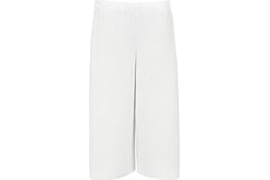 FAIRY TRENDZ LTD Mini jupe-culotte courte unie taille élastique pour femme grande taille 3/4 36-54