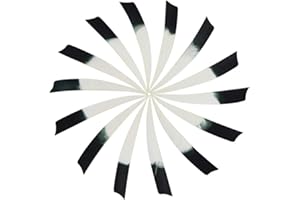 AMEYXGS 36pcs Archery Arrow Feathers 5" Turkey Fletches Fletching Natural Feather Right Wings