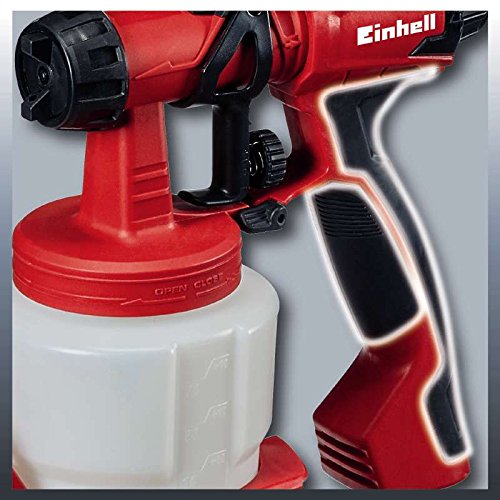 Einhell Elektrisches Farbsprühsystem TC-SY 600 S (600 W, Behältervolumen 800 mL, Halb-Stationär, abnehmbarer Sprühkopf, Softgriff) - 6