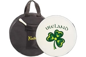 Koda Irish Bodhran 12" x 3" with Bag & Beater (Shamrock Ireland)
