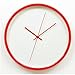 Produktbild Die 12-Zoll metall Wanduhr einfache Wohnzimmer Schlafzimmermoderne Japanische watch Uhr kreative Persönlichkeitrot