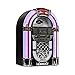 Produktbild auna Arizona Jukebox 50er Jahre Musikbox Retro-Stereoanlage (Bluetooth, UKW Radio, 2 x 2 Watt RMS, LED-Beleuchtung, USB-Port, SD-Slot, MP3-fähiger CD-Player, Eichenholz) schwarz