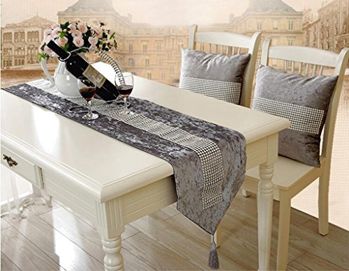 Miaoge-Continental-Mode-Samt-Tischlufer-Couchtisch-Flagge-Polster-Stoff-Tee-Sthle-Mode-Bett-Flagge-30200cm