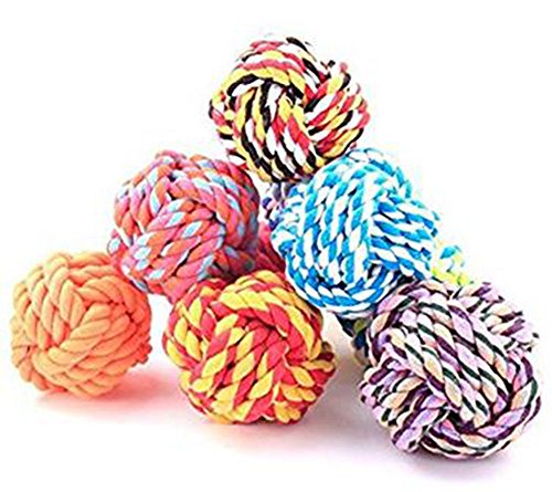 Hosaire-Pet-Dog-Braided-Cotton-Hand-pull-Rope-Knot-Ball-Chew-Toys-Teeth-Cleaning-Ball-Random-Color