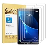 [Alta Fuerte]: La dureza de 9H de protector pantalla tablet puede evitar los arañazos por cuchillo y llaves y otras objetos cortantes.