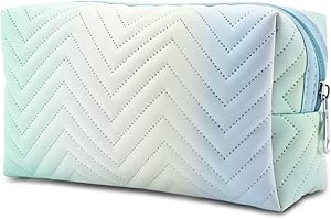 Boobeen Bolsa de Maquillaje Grande Bolsa de Maquillaje con Cremallera Neceser de Viaje, Organizador Cosmético Impermeable Bolsa de Maquillaje para Mujeres y Niñas, Plegable