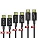 Produktbild Micro USB Kabel ULTRICS® 1M 2M 3M - 6Pack Premium USB 2.0 Ein Stecker zu Micro B EMI & EMV Abschirmung Metallgeflecht, Folie, vergoldet Daten Sync Aufladung Micro USB Kabel Android, Samsung, Tablets, PS4, XBOX One