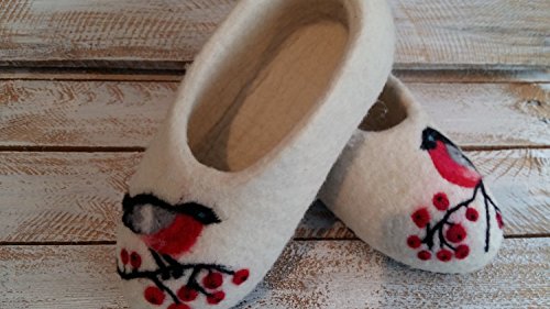 Preisvergleich Produktbild Hausschuhe / Hüttenschuhe aus Bergschafswolle - Größe 33 - Anush