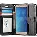 Produktbild J & D Kompatibel für Galaxy J7 Max Hülle, [Handytasche mit Standfuß] [Slim Fit] Robust Stoßfest Aufklappbar Tasche Hülle für Samsung Galaxy J7 Max - [Nicht für J7 2017/J7 Prime SM-G610F] - Schwarz