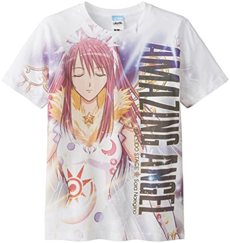 Preisvergleich Produktbild Kaleido Star Saemling Feld Himmel voller Grafik-T-Shirt Weiss Groesse: L