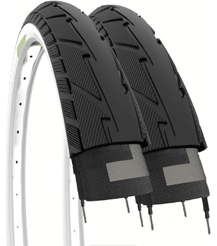 Lot 2 Pneus VTT 26 X 1,75 Et 2 Chambres à Air 26'' – Valve Schrader, Neuf