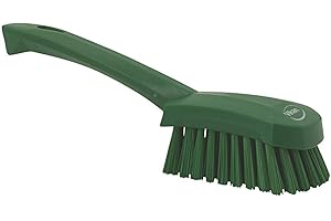 Vikan 41922 Scrubbing Brush, Polypropylene, Green, One Size