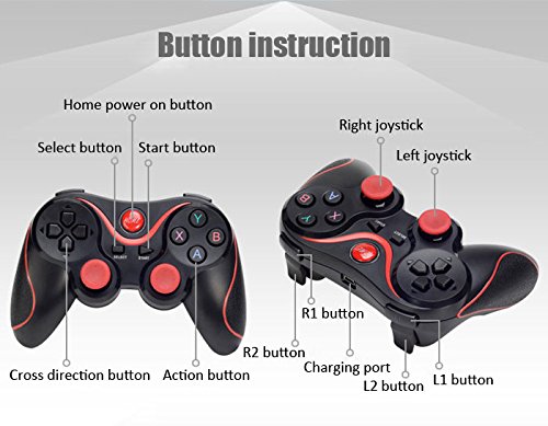INLIFE Android Game Controller,T3 Wireless Bluetooth 3.0 Gamepad Gaming Controller Joystick for Android Smartphone… - Image 7