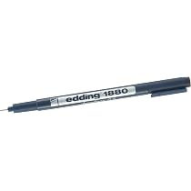 Edding Fineliner 0,5 Mm Rot – Metallische Spitze, Weicher Grip, Für Präzises Zeichnen & Schreiben