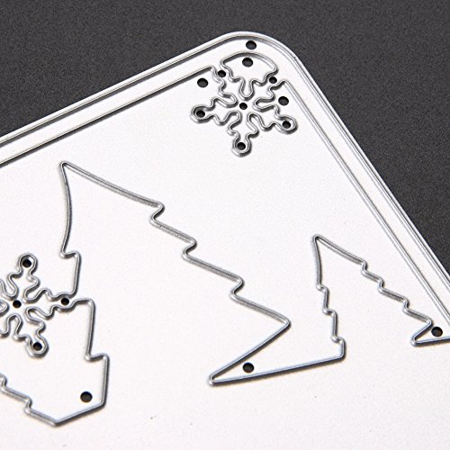 Amazingdeal365 2 Rehe Metall Form Schablonen Schneiden DIY Dekor Sammelalbum Karten Buchzeichen Lesezeichen als Geschenk für Freunde Geburtstag Kinder,Kindergarten Hobby Schule Handarbeit Unterricht usw. Ein tolles Geschenk! (Meerjungfrau) - 5