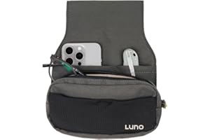 Luno Universal Headrest Organizer – Car Headrest Storage for Car with 5 Pockets, Removable MOLLE Pouch & Customizable Storage | Fits All Vehicles for Camping, Overlanding & Everyday Gear Access