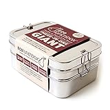 xerox ecobox Medidas todos juntos 5 1/4 pulgadas de ancho, 7 cm de largo y 3 pulgadas de alto. los niveles superior e inferior de los dos niveles: Bento cada contener 3,5 tazas (28 oz)