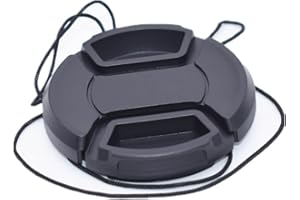 BEIZMEI Cache Objectif pour Appareil Photo 49 mm, Compatible avec Tous Les objectifs et Autres appareils Photo Reflex (49 mm Camera Lens Cap)