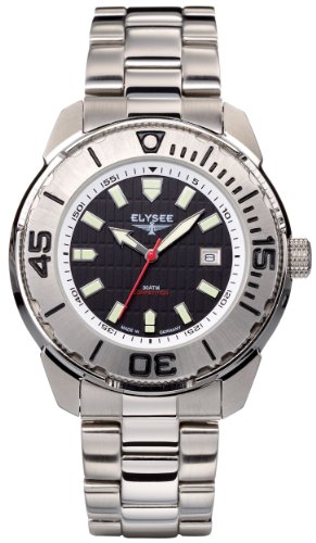 Elysee Herren-Armbanduhr XL ENDURANCE Analog Edelstahl 60110S Elysee Herren-Armbanduhr XL ENDURANCE Analog Edelstahl 60110S