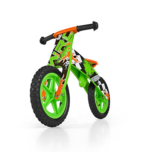 Milly Mally Flip Balance Legno Bike Verde