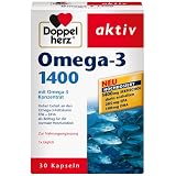 Doppelherz Omega-3 Olio di pesce di mare 1000mg 80 capsule, confezione da 3  (3 x 80 capsule) : Amazon.it