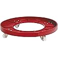 Black Liger Gas Cylinder Stands, LPG Cylinder Trolley Easily Movable Stand with Wheels, Gas Cylinder Stand (Red)