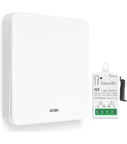 Kit Interruttore Wireless 1TO 2, Interruttore Senza Batteria 50M-200M - Foto 7