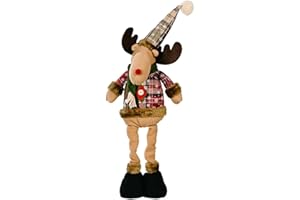 haweeli Figuras Decorativas Navidad, XL 55 cm, Gnomo de Navidad, Muñeco sin Rostro con Patas Largas de Punto, decoración de Mesa, Adorno de Mesa navideño