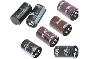 CIZIHUU Condensador electrolítico de aluminio, 200V 100UF 5PCS