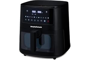 Morphy Richards Crystal Crysp transparent Air fryer for home See through air fryer oven 6.5L healthy air-fryer - stay guilt-free