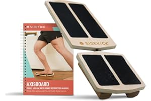 SIDEKICK AxisBoard Single Leg Balance Board, Ankle & Foot Strengthener For Sprained Ankles, Plantar Fasciitis | Physical Therapy For Foot & Ankle Injuries